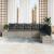 Set de canapele pentru grădină 8 pcs Gri deschis Rattan poli GartenMobel Dekor