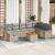 Set de canapele pentru grădină cu pernă 9 pcs Bej Rattan poli GartenMobel Dekor