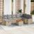 Set de canapele pentru grădină cu pernă 9 pcs Bej Rattan poli GartenMobel Dekor