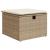 Set de canapele pentru grădină cu pernă 9 pcs Bej Rattan poli GartenMobel Dekor