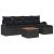 Set de canapele pentru grădină cu pernă 6 pcs Negru Rattan poli GartenMobel Dekor