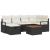 Set de canapele pentru grădină cu pernă 7 pcs Negru Rattan poli GartenMobel Dekor