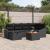 Set de canapele pentru grădină cu pernă 7 pcs Negru Rattan poli GartenMobel Dekor