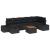 Set de canapele pentru grădină cu pernă 8 pcs Negru Rattan poli GartenMobel Dekor