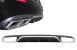 Difuzor bara spate Mercedes E-Class W213/S213 2016-2019 E63 Design Crom