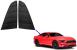 Ornamente geamuri laterale spate Ford Mustang VI Fastback 2015-2019, negru mat