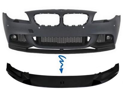 Prelungire bara fata BMW Seria 5 F10/F11 2011-2017 M-Performance negru lucios