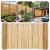 Panou paravan gard din bambus natural 180 x 300 cm, lamele 15 mm