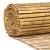 Panou paravan gard din bambus natural 180 x 500 cm, lamele 15 mm