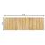 Panou paravan gard din bambus natural 150x500 cm, lamele 15 mm, maro