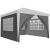 Set 4 pereți laterali impermeabili pentru pavilion 3x2 m, cu ferestre și fermoar