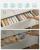 Set 4 organizatoare dulap SONGMICS cu 6 compartimente, pliabile, gri
