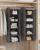Set 2 organizatoare suspendate pentru dulap Songmics, 5 rafturi, gri