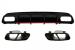 Difuzor bara spate cu ornamente Mercedes A-Class W176 Facelift A45