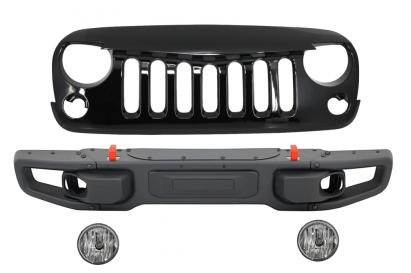 Bara fata cu grila centrala pentru Jeep Wrangler JK Rubicon 2007-2017