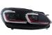 Faruri LED VW Golf 6 VI (2008-2013) Facelift G7.5 GTI Design Rosu Semnalizare Secventiala LHD