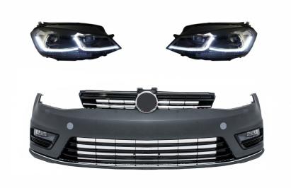 Bara fata VW Golf 7 R-Line Look cu faruri LED si semnal dinamic