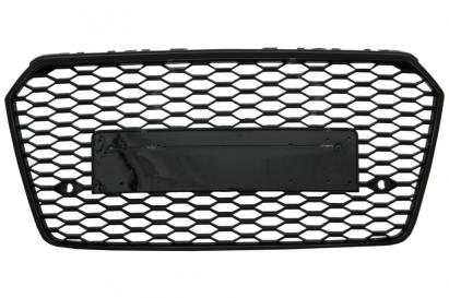 Grilă bară față Audi A7 4G Facelift RS7 Design, negru lucios