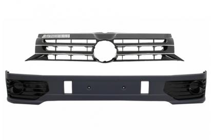 Prelungire bară față cu grilă centrală pentru VW Transporter T5.1 Facelift Sportline