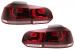 Bara spate VW Golf 6 VI R20 Look cu stopuri Full LED, 2008-2013