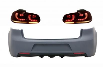 Bara spate VW Golf 6 VI R20 Look cu stopuri Full LED dinamice