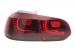 Bara spate R20 Look cu evacuare si stopuri Full LED pentru VW Golf 6 VI