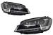 Bara fata cu faruri LED dinamice pentru VW Golf 7 (2013-2017), R-Line Look