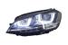 Bara fata VW Golf 7 cu faruri LED 3D si semnalizare dinamica, look R-Line