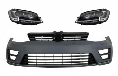 Bara fata VW Golf 7 cu faruri LED 3D si semnalizare dinamica, look R-Line
