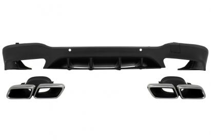 Difuzor bara spate Mercedes GLC X253 SUV 2015-2019 design GLC63 crom