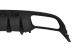 Difuzor bara spate Mercedes C-Class C205 A205 C63S Silver Tips