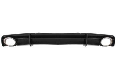 Difuzor Bara Spate Negru si Ornamente Evacuare Audi A7 4G Facelift (2015-2018) RS7 Design only S Line