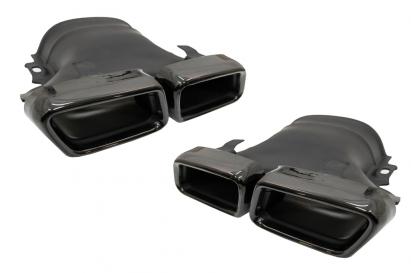 Ornamente tobe E-Class W213 (2016-up) E63 Design GLC SUV X253 GLC Coupe C253 (2015-2017) Negru