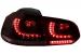 Set faruri si stopuri LED pentru VW Golf 6 (2008-2013) GTI Design rosu
