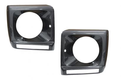 Carcase faruri din fibra de carbon pentru Mercedes G-Class W463 1989-2018