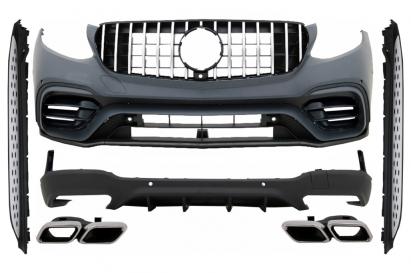 Pachet exterior Mercedes GLC X253 SUV 2015+ cu praguri laterale stil GLC 63