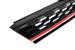 Grila centrala VW Golf 7.5 Facelift GTI Look rosu/crom, negru lucios
