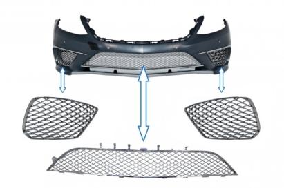 Ansamblu grile bara fata Mercedes S-Class W222 2013-2017 S63 Design crom