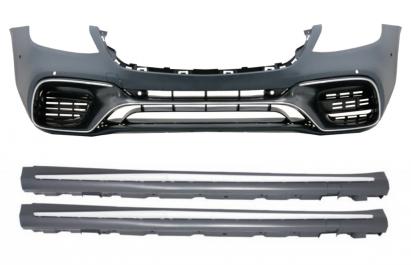 Bara fata si praguri laterale Mercedes S-Class W222 Facelift Lunga S63
