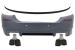 Bara spate BMW Seria 5 F10 2011-2017 M5 Design cu eleron si ornamente carbon