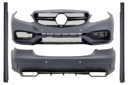 Kit Exterior Mercedes W212 E-Class Facelift (2013-2016) E63 Design Negru Lucios