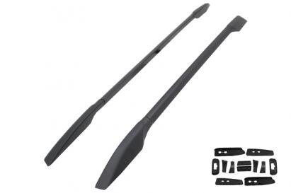 Bare Verticale Toyota Land Cruiser Prado J150 (2009+) Negru Mat