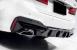 Difuzor bara spate BMW Seria 5 G30 G31 2017+ M5 Design negru lucios