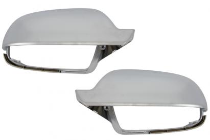 Capace de Oglinzi Audi A5 8T (2011-2016) A3 8P (2011-2013) A4 B8.5 Facelift (2012-2015) Aluminiu fara Side Assist