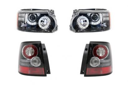 Faruri si stopuri LED pentru Range Rover Sport L320 2009-2013, design facelift