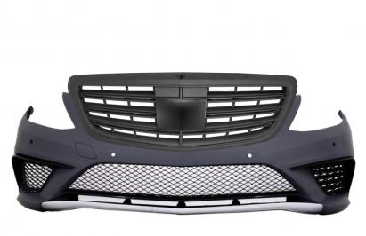 Bara fata cu grila centrala pentru Mercedes W222 S-Class S63 Design