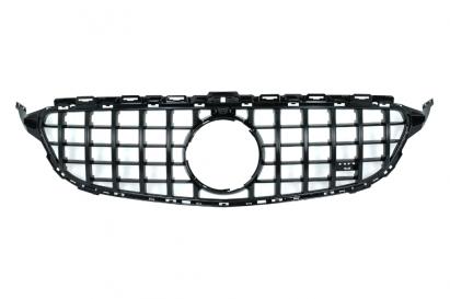 Grilă centrală Mercedes C-Class W205/S205/C205/A205 Panamericana negru