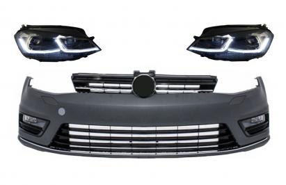 Bara fata VW Golf 7 R-Line Look cu faruri LED si semnal dinamic
