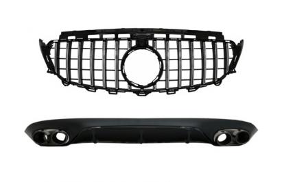 Difuzor bară spate și grilă centrală GT-R cu cameră 360 Mercedes E-Class C238