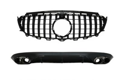 Difuzor bara spate si grila centrala Mercedes E-Class C238 AMG Sport 2016-2019